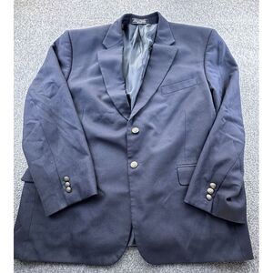 Vintage Meeting Street Blazer Mens 46S Blue Wool Pockets Suit‎ Jacket Sport Coat
